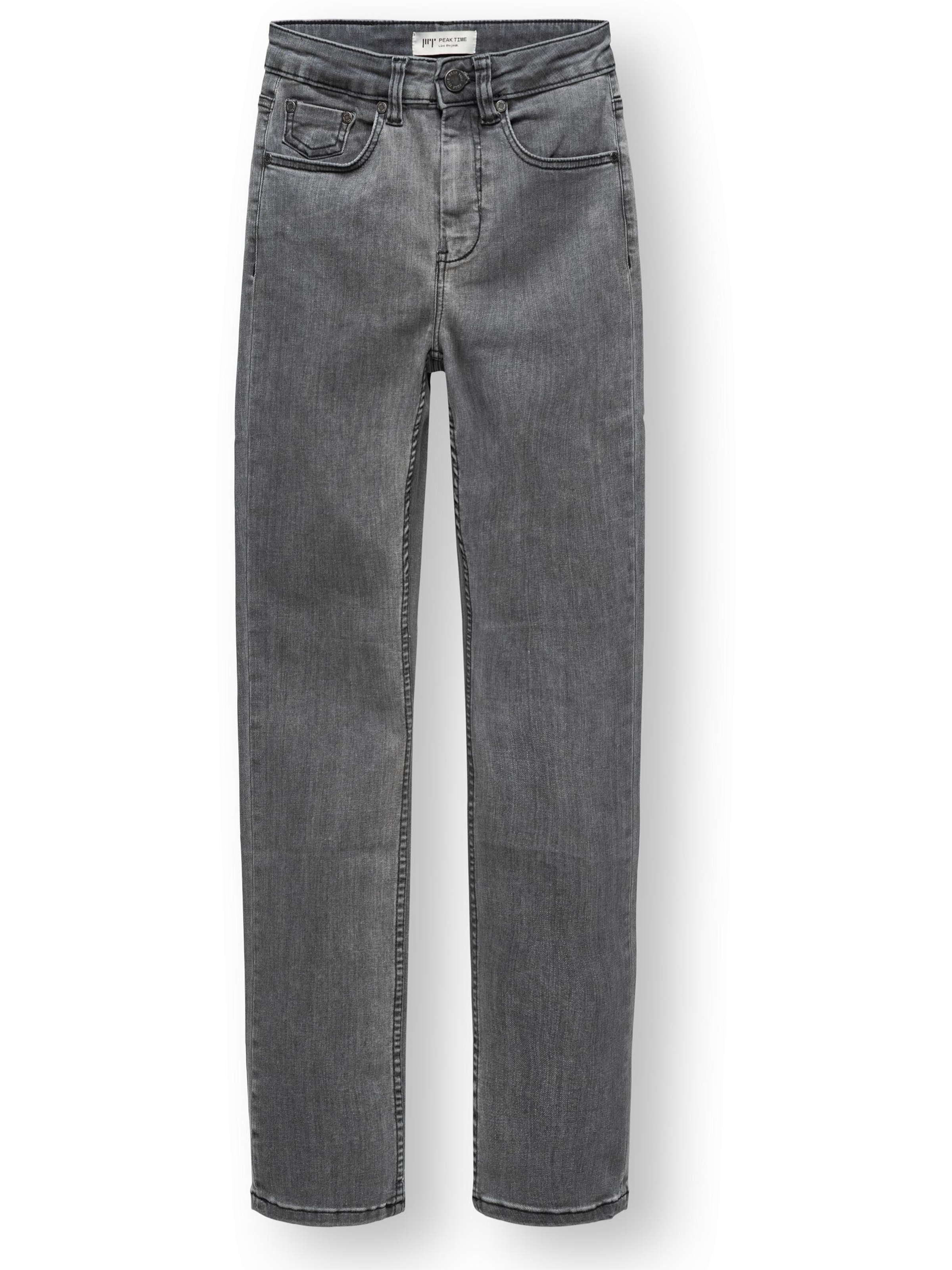 Peak Time Skinny Jeans 'Lunara' in Grijs: voorkant