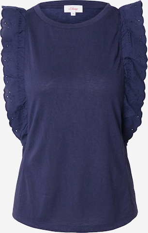 T-shirt s.Oliver en bleu : devant
