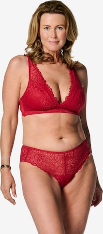 Moodies Undies Slip 'Hipster Lace everyday' in Rood: voorkant