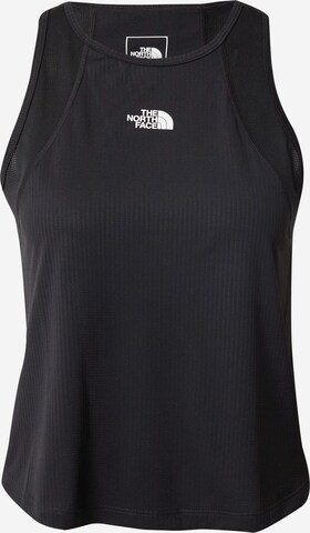 Sport top de la THE NORTH FACE pe negru: față