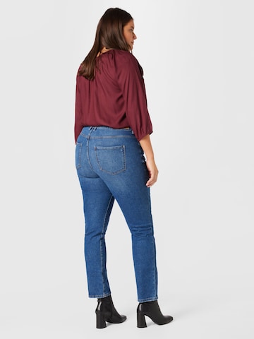 Esprit Curves Slimfit Jeans in Blau