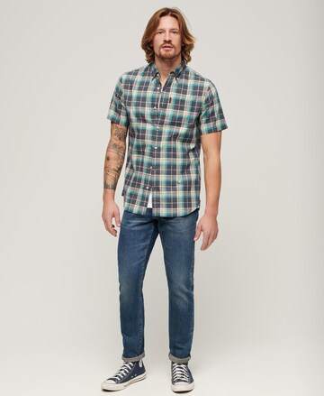 Superdry Comfort Fit Hemd in Grau