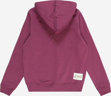 Coupe regular Sweat Calvin Klein Jeans en violet