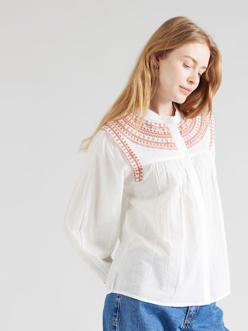 Peppercorn Blouse 'Torvi' in Wit: voorkant