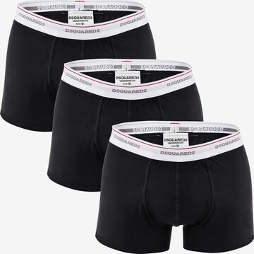 Boxers DSQUARED2 en noir : devant