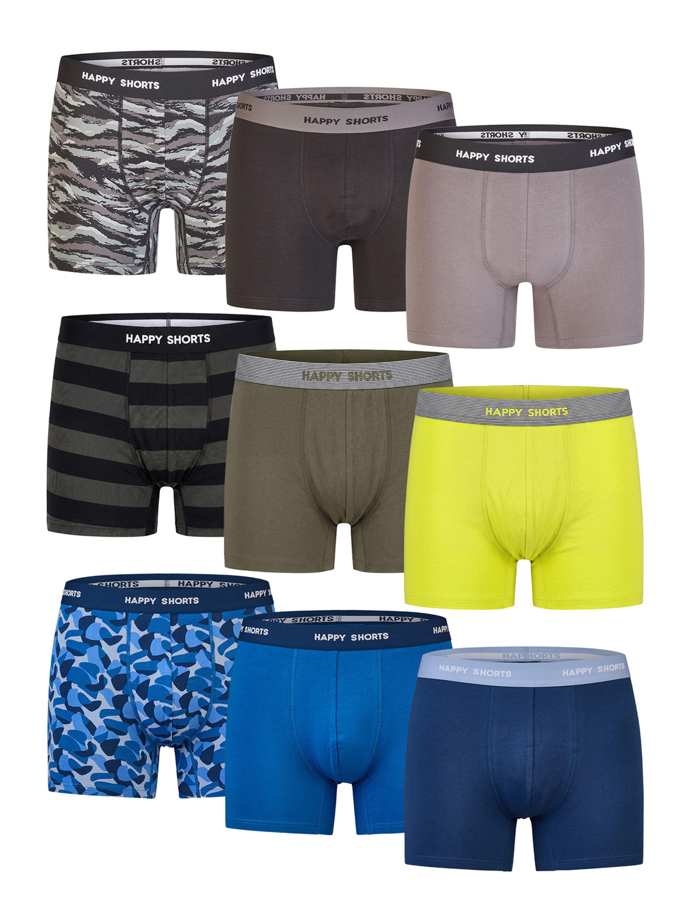 Happy Shorts - Boxers ' Jersey ' em mistura de cores: frente