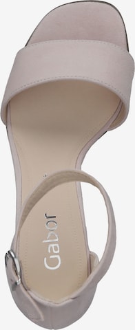 GABOR Strap Sandals in Beige