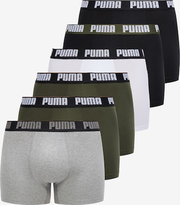 PUMA Boxershorts in Grün: Vorderseite