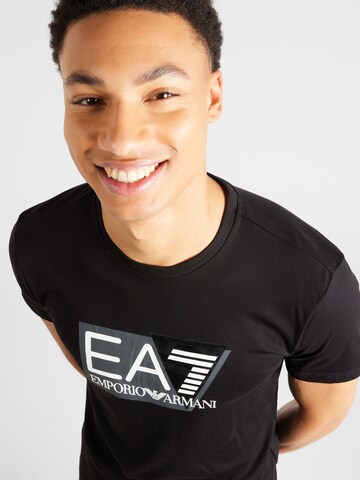 EA7 Emporio Armani - Camiseta en negro