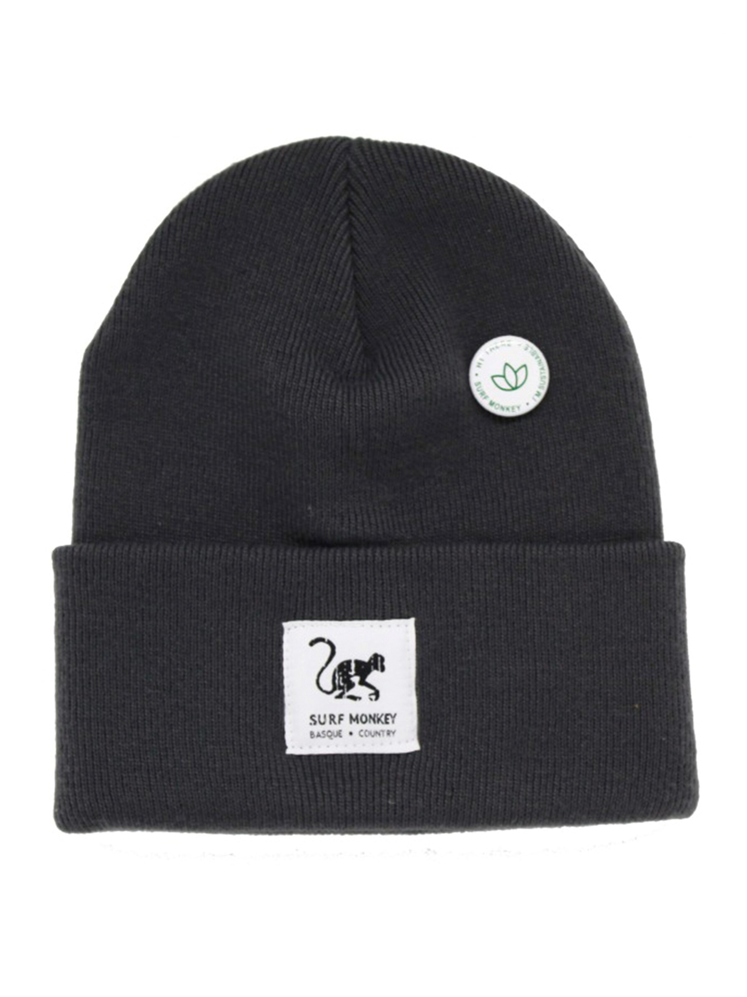 Bonnet Surf Monkey en gris : devant