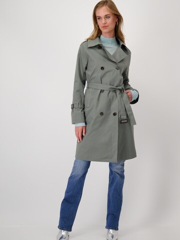 monari Between-seasons coat in Green: front