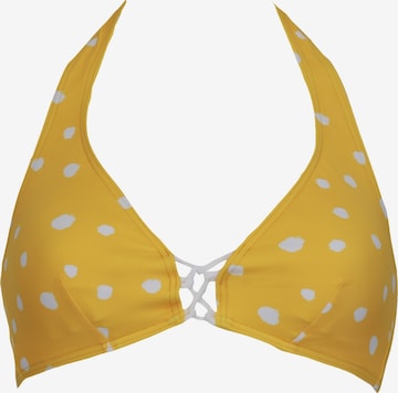 VIVID Kolmio Bikinitoppi värissä keltainen: etupuoli