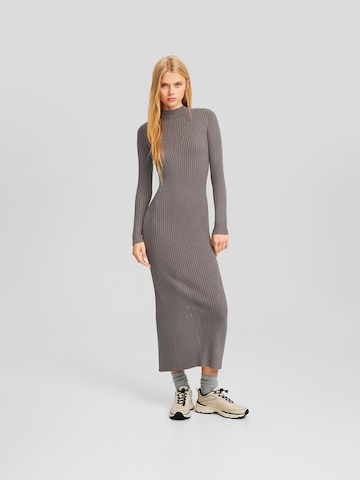 Bershka Knit dress in Grey