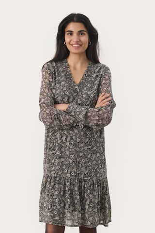 Robe 'Mikaela' Part Two en noir : devant