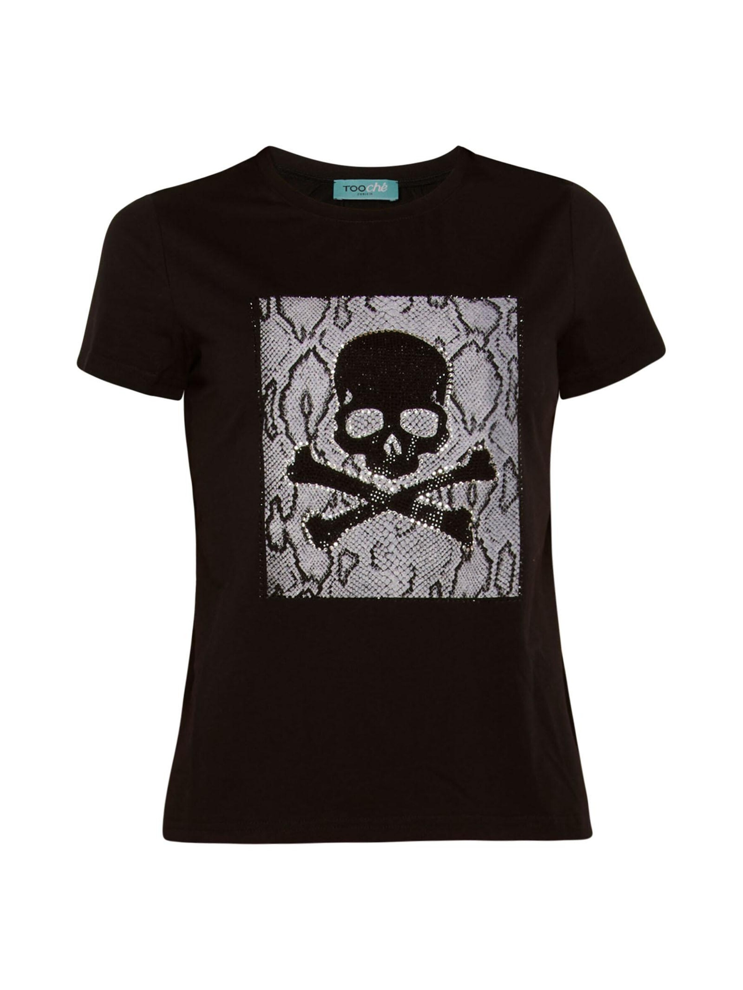 TOOche Shirt 'Totenkopf' in Black: front