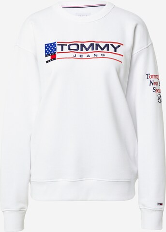 Felpa 'Modern Sport 1' di Tommy Jeans in bianco: frontale