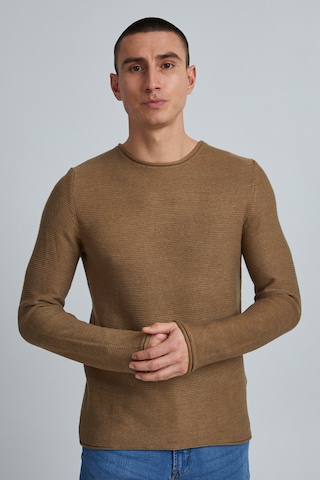 !Solid Strickpullover in Braun: predná strana