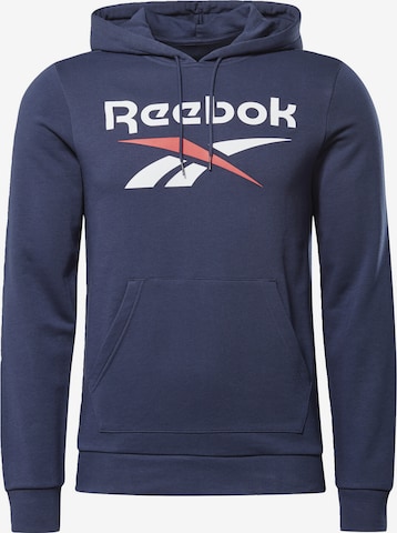 Reebok Sport Hoodie in Blau: front