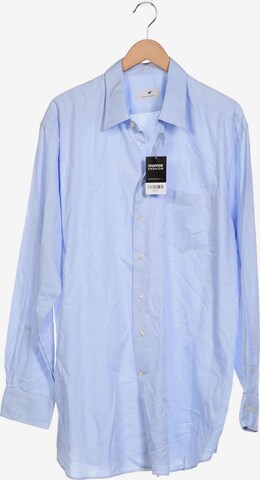 RENÉ LEZARD Button Up Shirt in XXXL in Blue: front