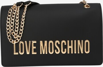 Love Moschino Чанта за през рамо 'BOLD LOVE' в черно: отпред