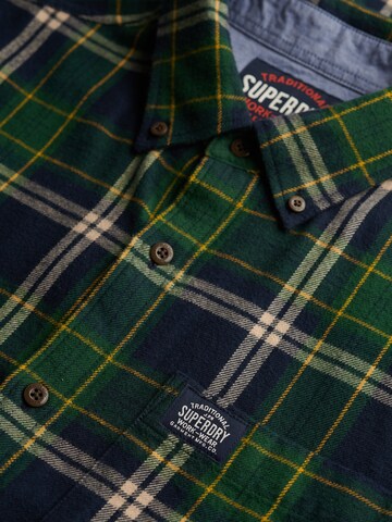 Superdry Comfort fit Srajca | zelena barva