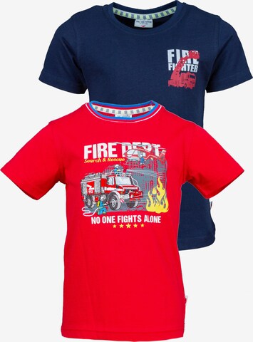SALT AND PEPPER Shirt 'Feuerwehr' in Blue: front