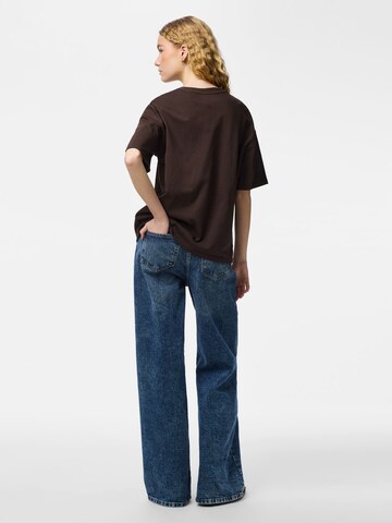 Maglietta 'PCSadie' di PIECES in marrone