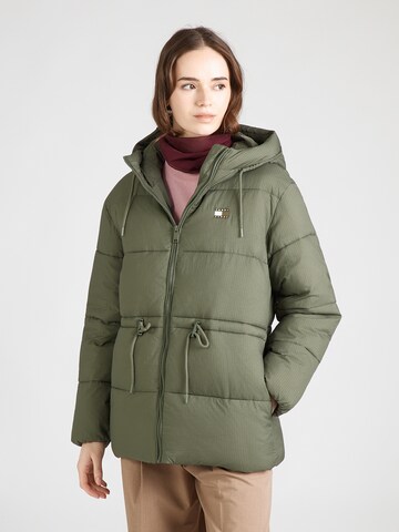 Tommy Jeans - Casaco meia-estação em verde: frente