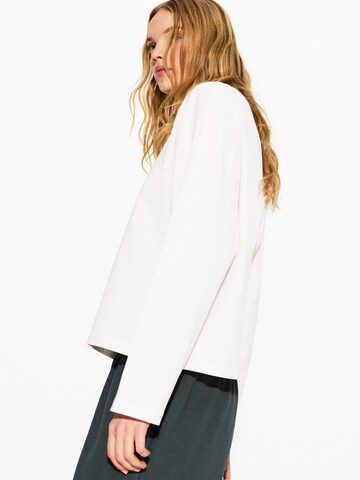 Bershka Tričko - Biela