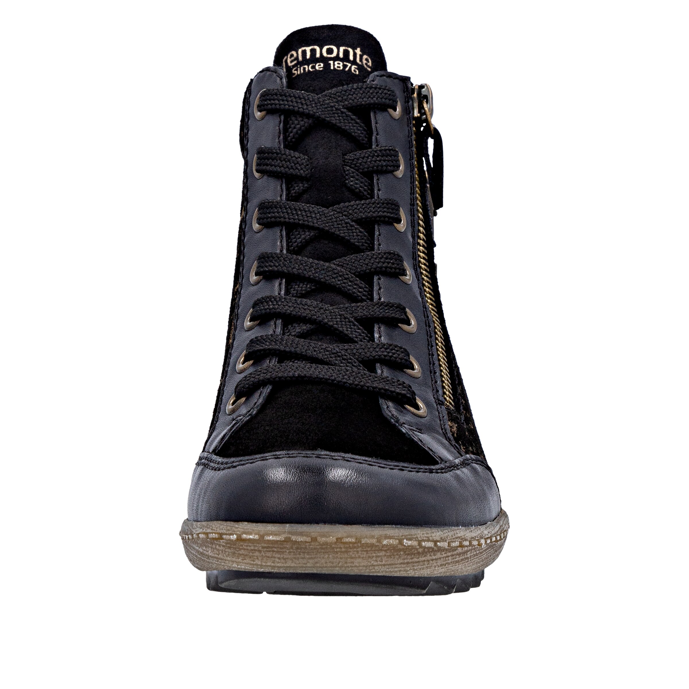 Bottines à lacets REMONTE en noir