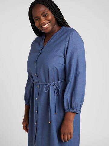 Abito camicia 'JUPITER' di ONLY Carmakoma in blu