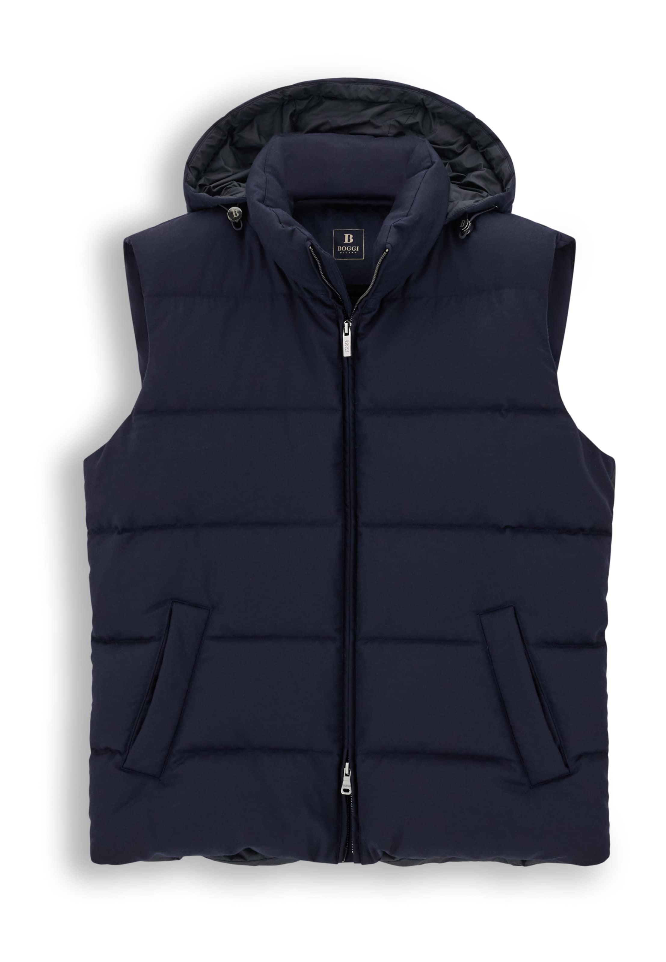 Boggi Milano - Chaleco en azul: frente