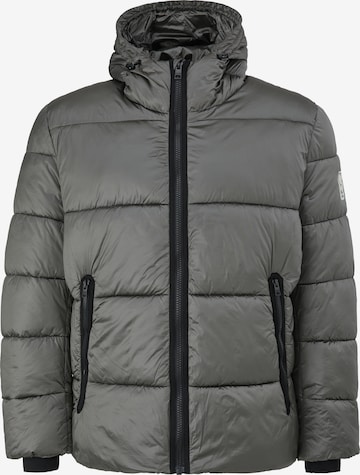 s.Oliver Men Big Sizes Between-Season Jacket in Grey: front