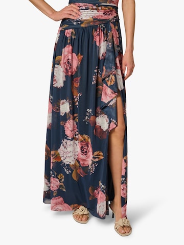 Adrianna Papell Jurk 'Stretch Mesh Strapless Gown' in Gemengde kleuren