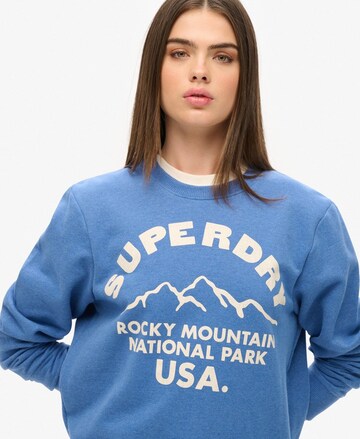 Sweat-shirt Superdry en bleu