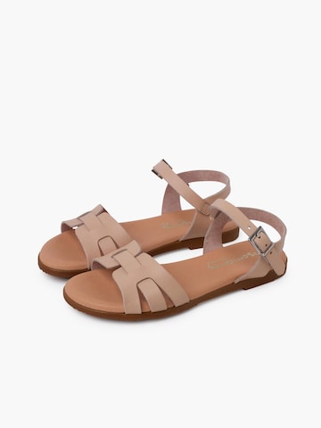 Sandales Pisamonas en beige