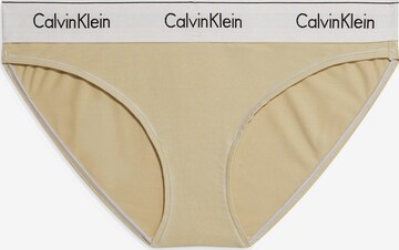 Slip Calvin Klein Underwear en beige : devant