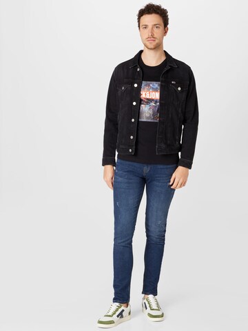 JACK & JONES Shirt 'Club' in Black