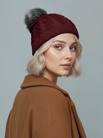 Neverless Mütze '1975' in Rot