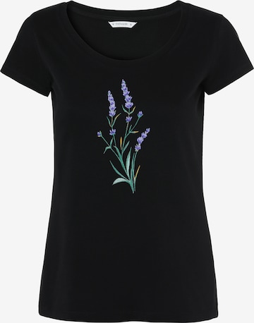 TATUUM - Camiseta 'ANTONIA 1' en negro: frente