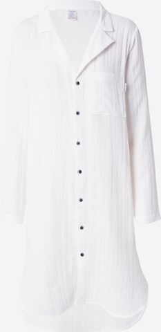 Regular Chemise de nuit 'Pure' Calvin Klein Underwear en blanc : devant