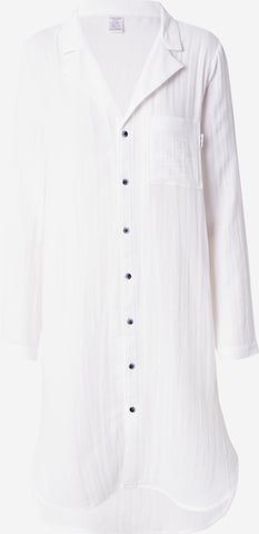 Regular Chemise de nuit 'Pure' Calvin Klein Underwear en blanc : devant