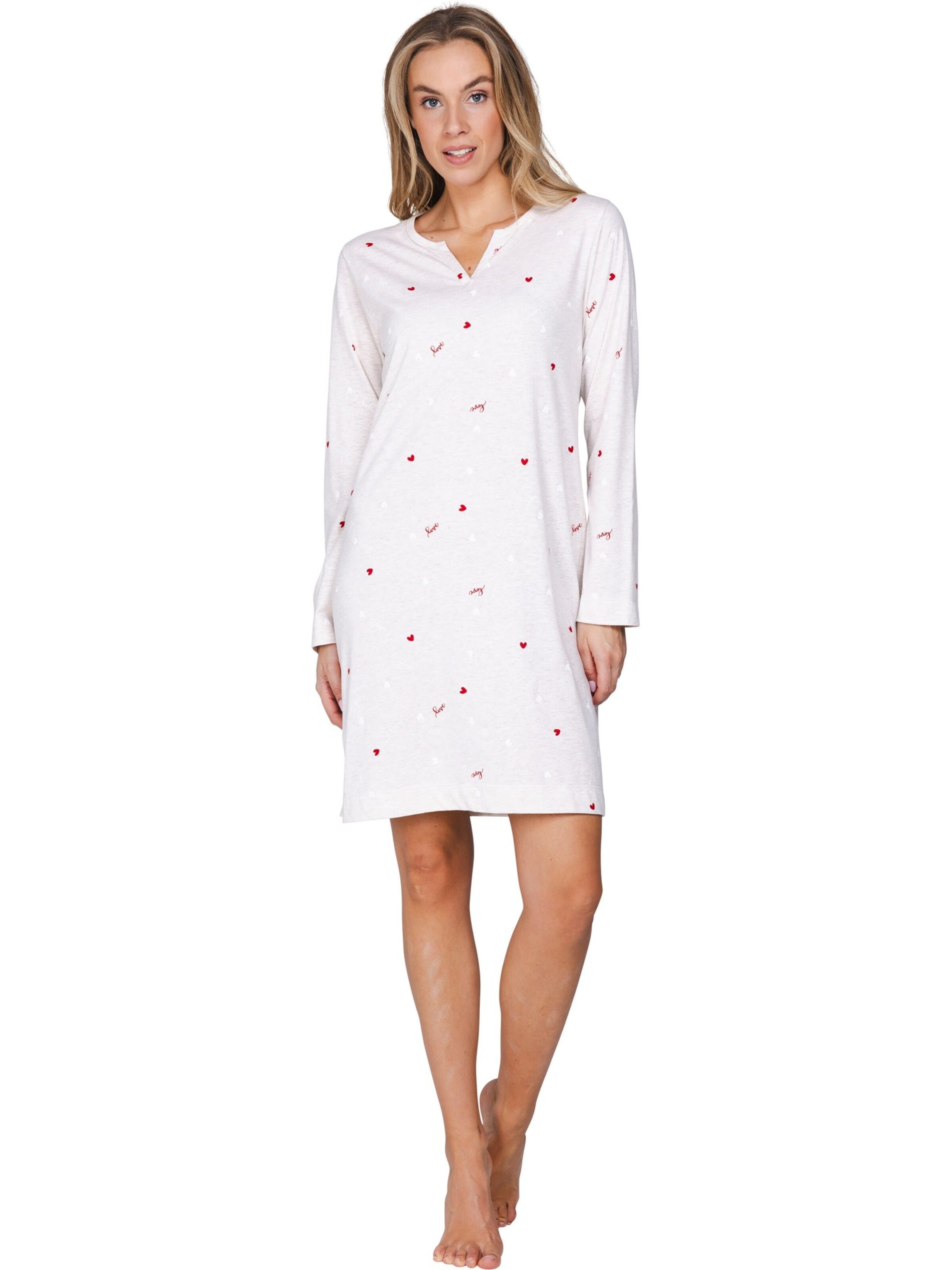 Rebelle Nightgown 'Endless Love' in Beige