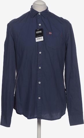 NAPAPIJRI Button Up Shirt in L in Blue: front