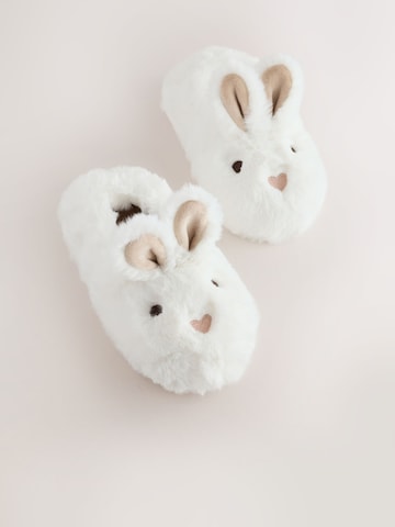 Pantoufle Next en blanc