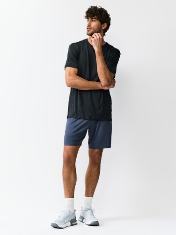 Next Широка кройка Спортен панталон 'Active Gym' в синьо