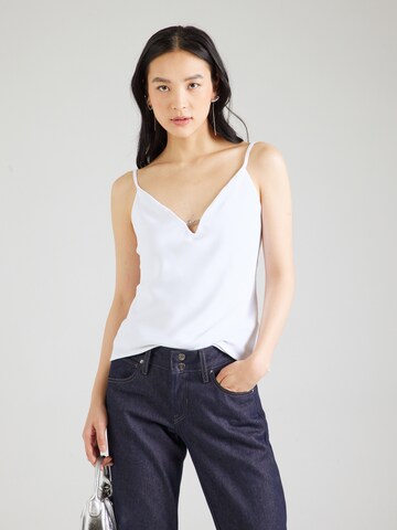 Top 'CAROLINE' di GUESS in bianco: frontale