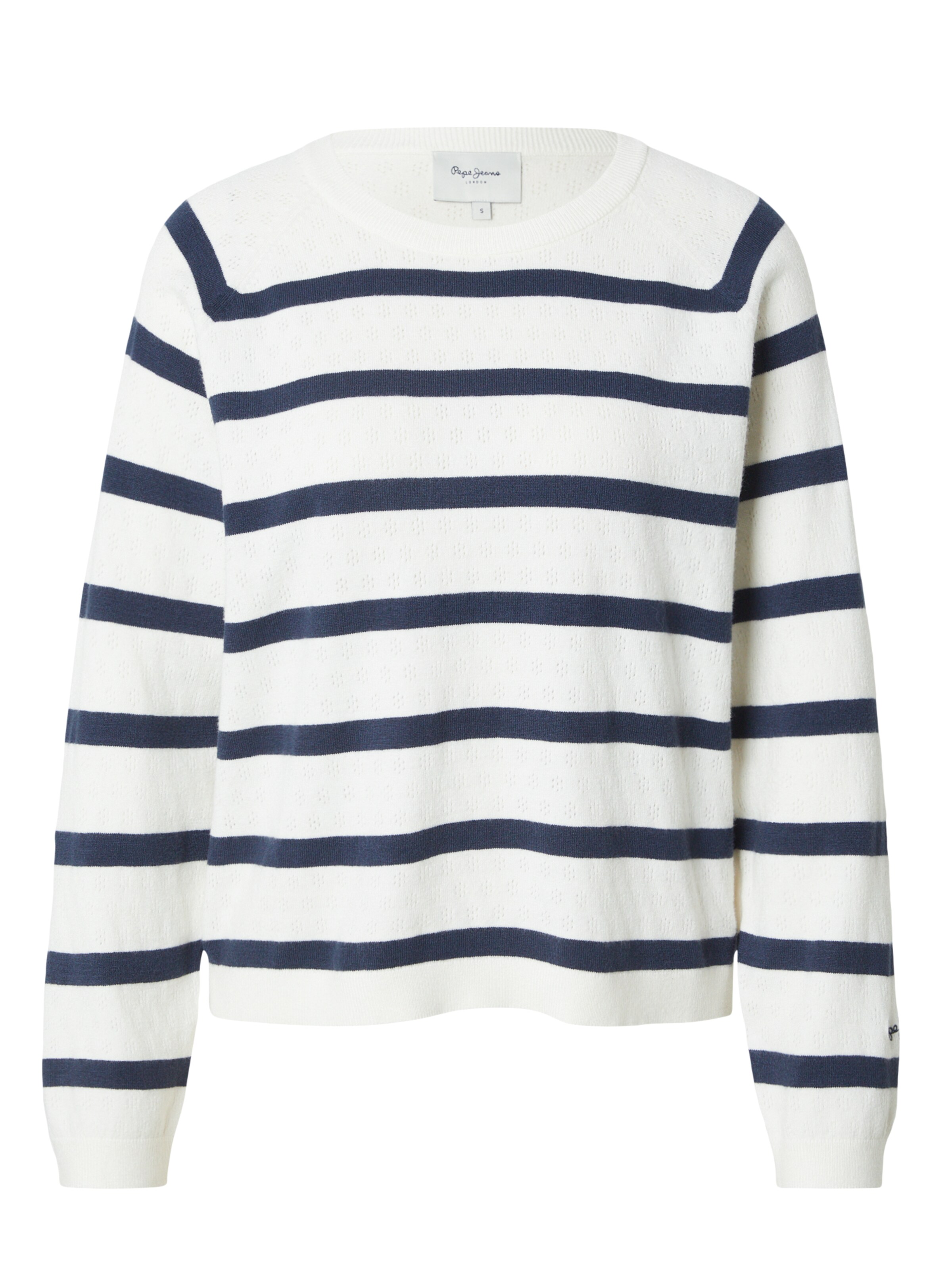Pepe Jeans Pullover in navy / weiß, Produktansicht