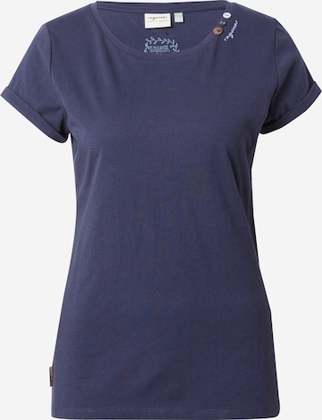Ragwear T-Shirt 'FLLORAH' in Blau: predná strana