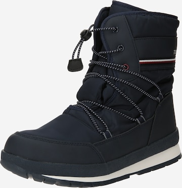 TOMMY HILFIGER - Botas de nieve en azul: frente